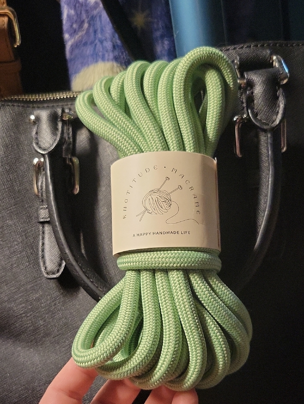 Macrame Cord Rope - Mint Green